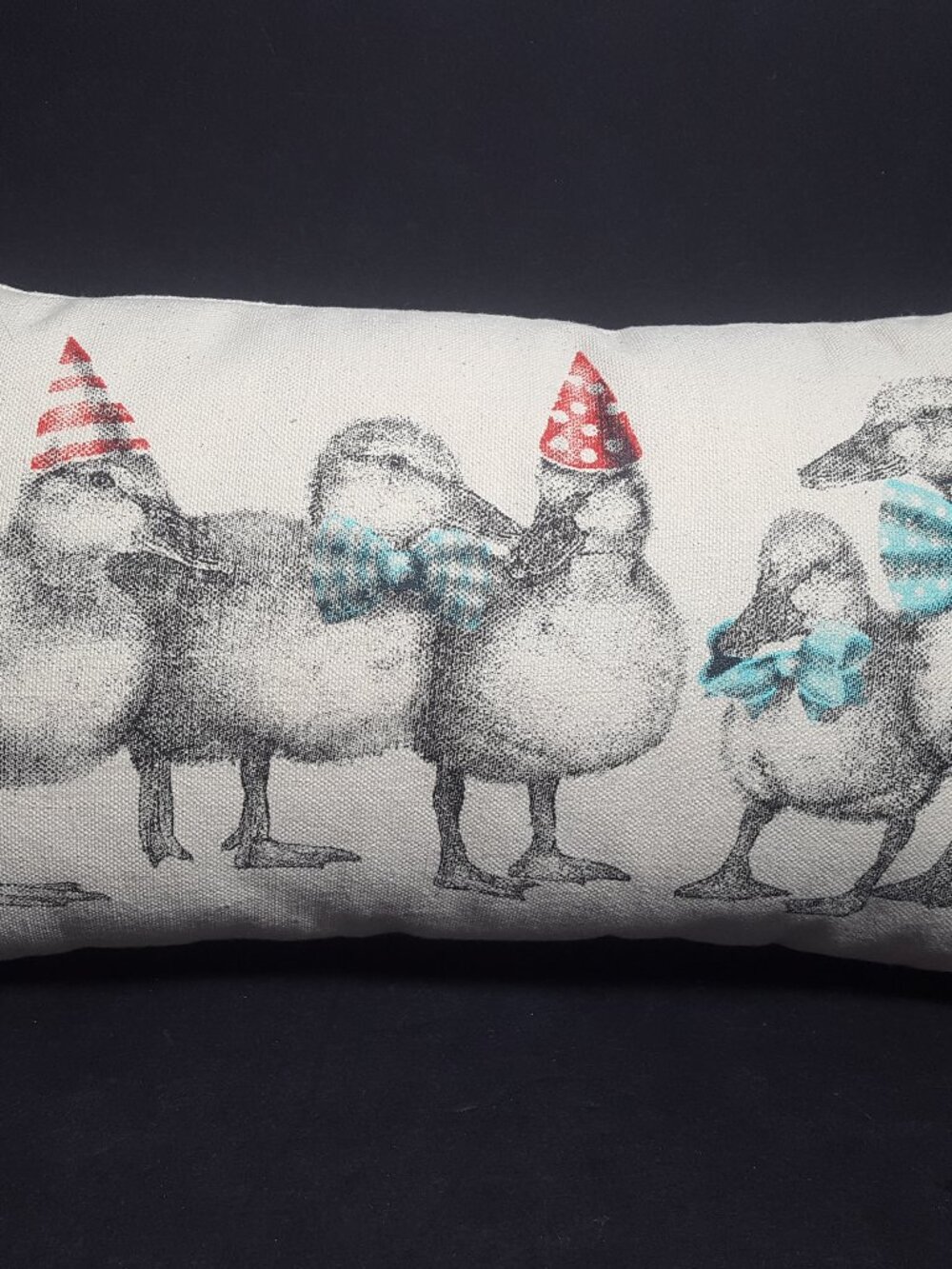 Maya Pickles pillow chicks wearing hats and bow ties Made USA nursery decor NWOT